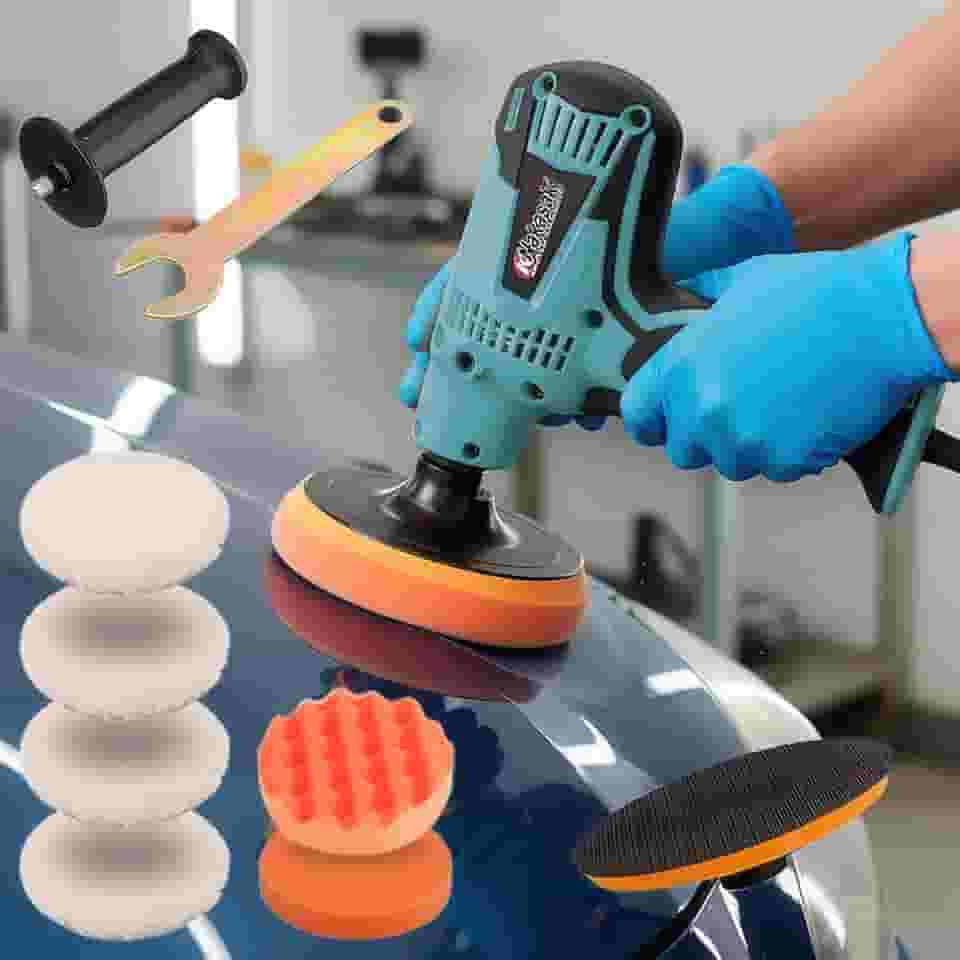 Politriz Polidor Lixadeira Elétrico Automotivo Multifuncional 900w 5 Polegadas Profissional Azul (220v Azul)