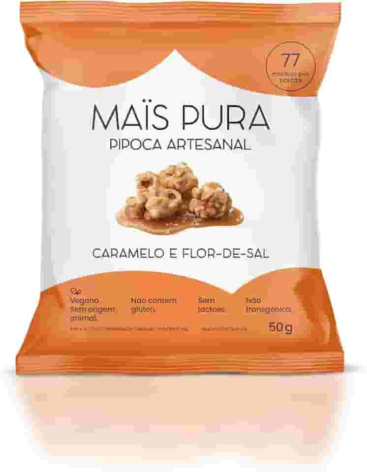 Mais Pura Pipoca Sabor Caramelo E Flor De Sal 50G