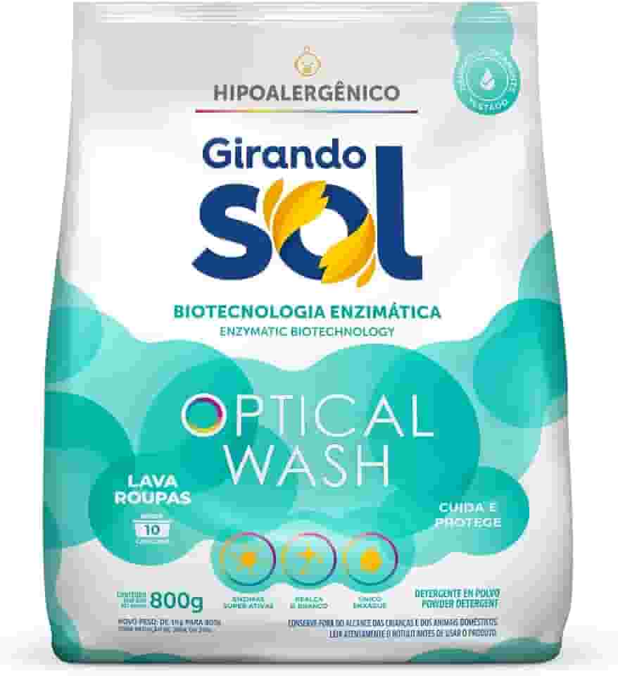 Girando Sol Lava Roupas Em Pó Hipoalergênico 800G