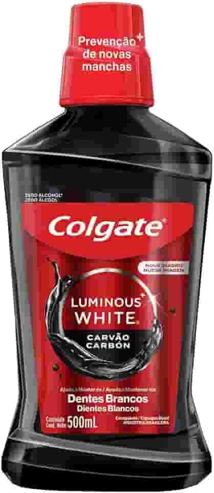 Enxaguante Bucal Colgate Luminous White Carvão 500ml
