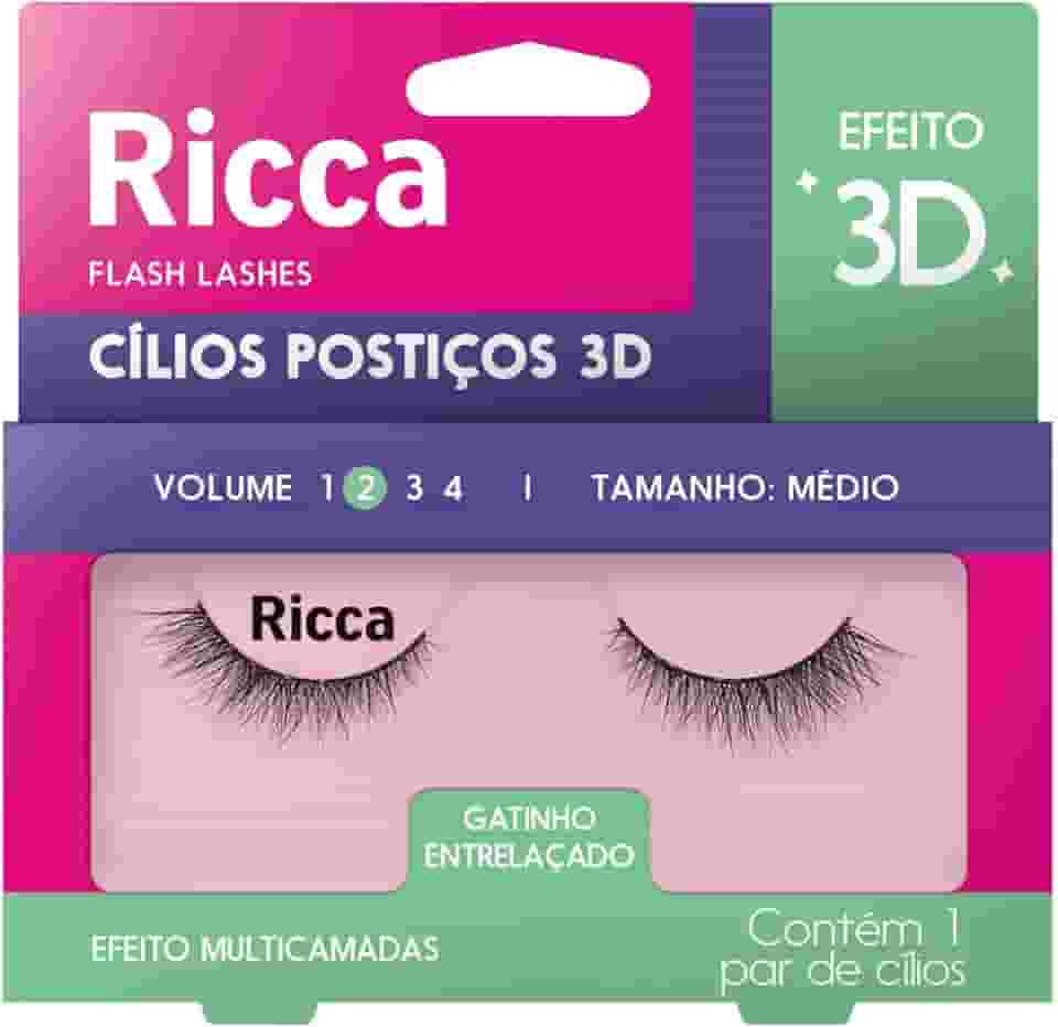 CILIOS 3D GATINHO ENTRELAÇADO RICCA 2686