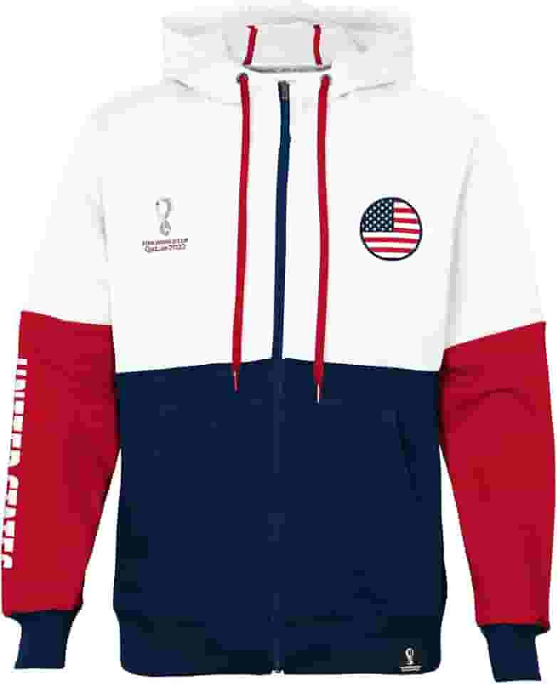 Moletom com capuz Capuz de lã com painel contrastante da Copa do Mundo de Fifa, Outerstuff, Masculino