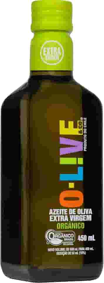 O-LIVE & Co, Azeite de oliva extra virgem, Orgânico, Chileno, vidro, 450ml