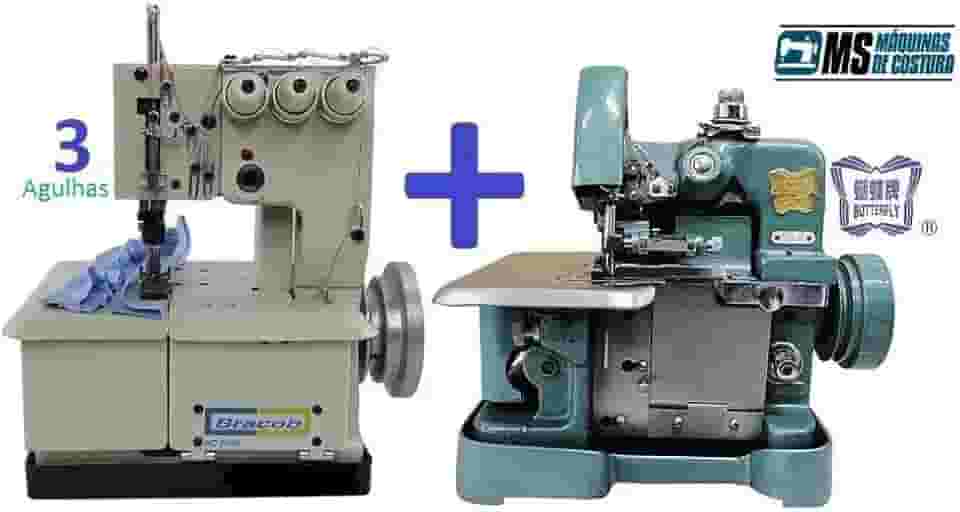 Galoneira Semi Industrial Bracob+Overlock Semi Industrial110