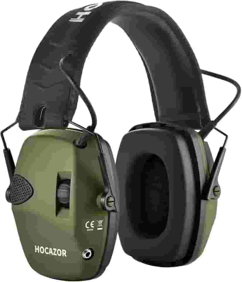 Proteção de ouvido eletrônica para tiro, redução ativa de ruído e amplificação de som protetores auriculares de segurança