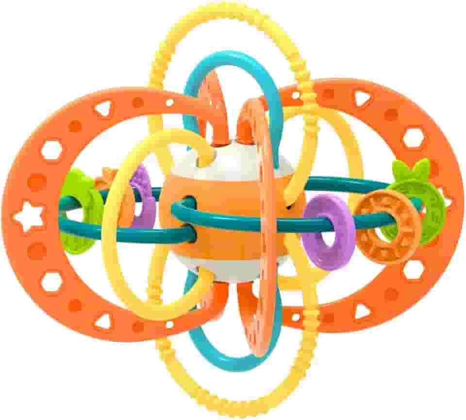 Maxi Baby Mordedor Chocalho Bebê Bola Massageadora SensePlay