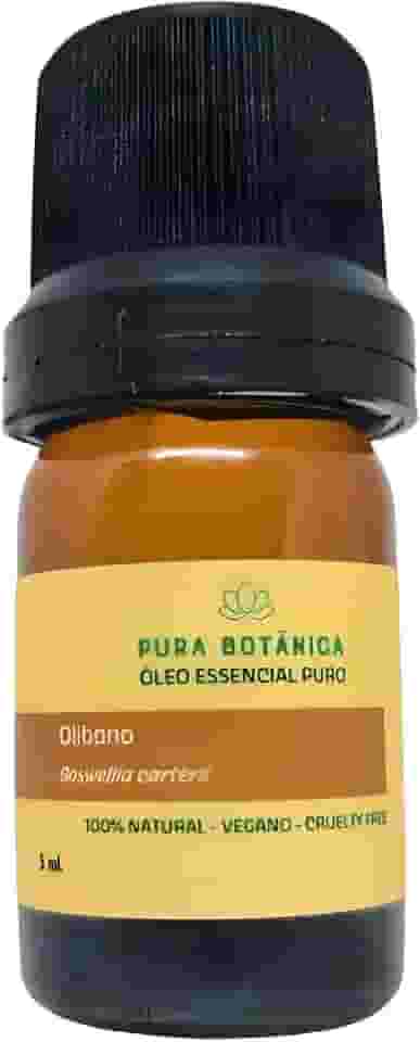 Óleo Essencial de Olíbano 100% Puro e Natural, Ideal para Aromaterapia, Difusor, Massagem, Pele - Pura Botânica