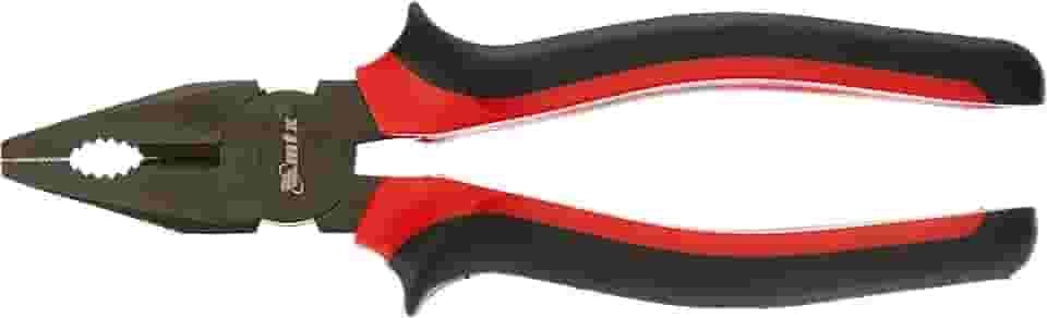 MTX Alicate Universal Nickel 8" (200 mm) Black Nickel, Alicate Multifuncional em Aço Niquelado com Cabo de Dupla Injeção