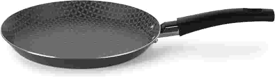 Multiflon Crepeira Panquequeira Tapioqueira Aluminio Antiaderente 18 Centímetros Grafite Gourmet Resistente Durável e Saudável