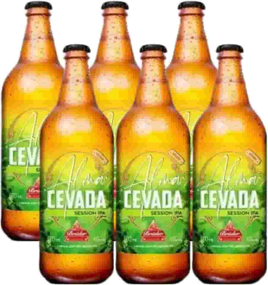 Pack 06un Cerveja Artesanal Bruder Alma Cevada Session Ipa Low Carb
