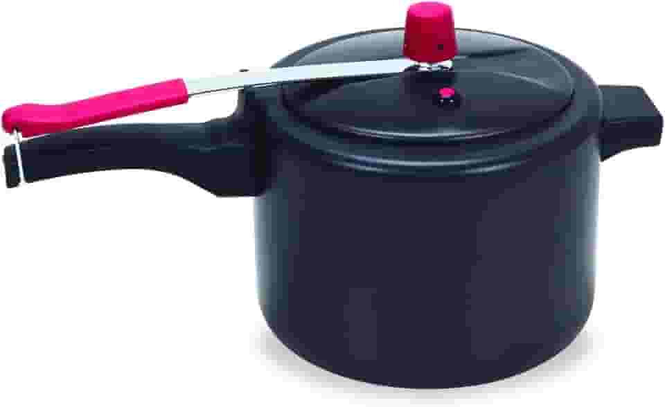 Panela De Pressão 4, 5 L Preta Dona Chefa Preta Pequeno