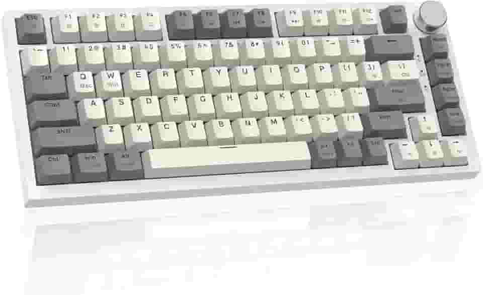 ATTACK SHARK K85 Teclado para jogos Rapid Trigger 75%, teclado mecânico para jogos com fio de 82 teclas, ponto de atuação do interruptor magnético ajustável, junta, teclas PBT