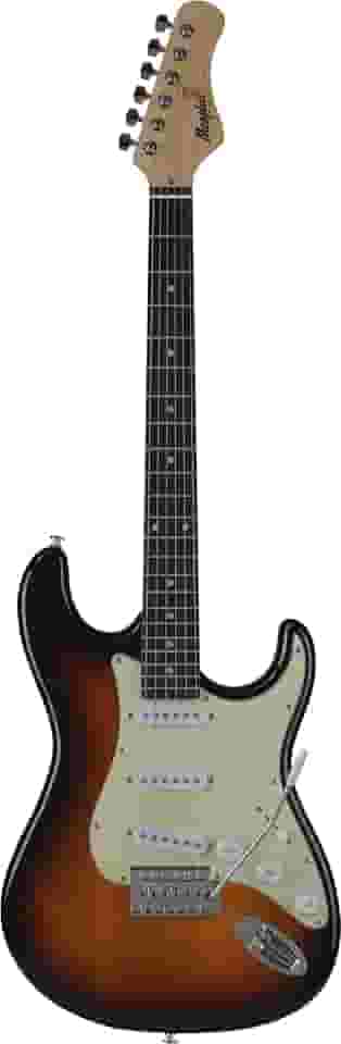 GUITARRA 3S ESCALA ESCURA ESCUDO AWH MG-30 SB MEMPHIS