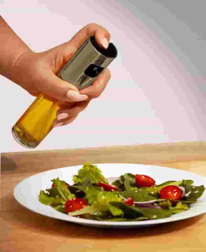 Spray para Azeite, Óleo e Vinagre 100ml – Pulverizador Reutilizável, Bico Antigotejamento, Multiuso, Econômico, Prático e Saudável