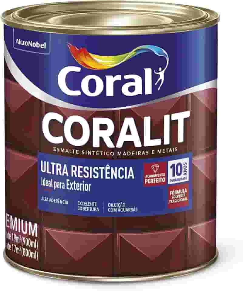 CORALIT ULTRA RESISTENCIA ALTO BRILHO TABACO 900ML - CORAL