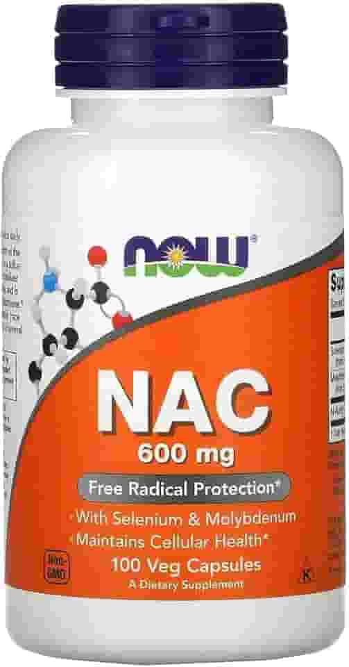 Now Foods, Nac 600 mg, 100 cápsulas