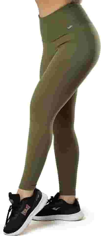 Legging Academia Zero Transparência Poliamida Cós Alto UV 50+ Elite