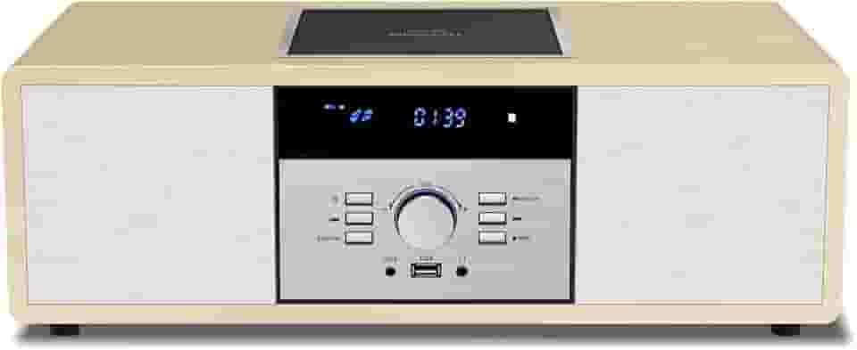 Sistema Estéreo Bluetooth Para Casa Com Cd Player, Sistema De Música Hi-Fi De Madeira Vintage Com Bluetooth, Rádio Fm, Entrada Aux E Usb, Controle Remoto, Rádio Compacto E Aparelho De Som