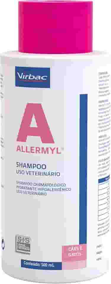 Virbac Allermyl Shampoo Limpeza Regular em Cães Alérgicos para Cães 500 mL