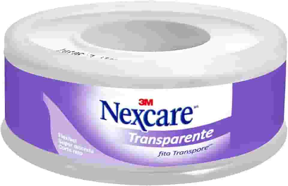 3M, Fita Transpore Nexcare, Transparente - 12 mm x 4,5 m
