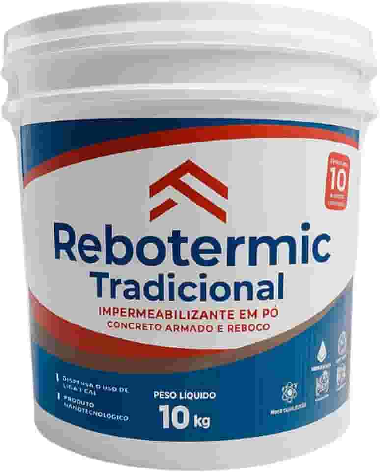 Aditivo Impermeabilizante Em Pó 10 Kg Para Concreto E Reboco Hidrofugação Total Bloqueia Umidade Capilar Substitui Cal E Liga Ideal Para Obras Internas E Externas