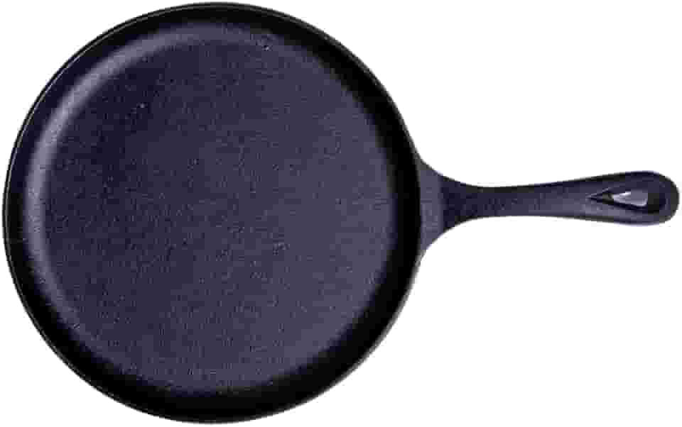 Frigideira de Ferro para Tapioca 20 cm Compatível com Todos os Fogões Cabo Ergonômico