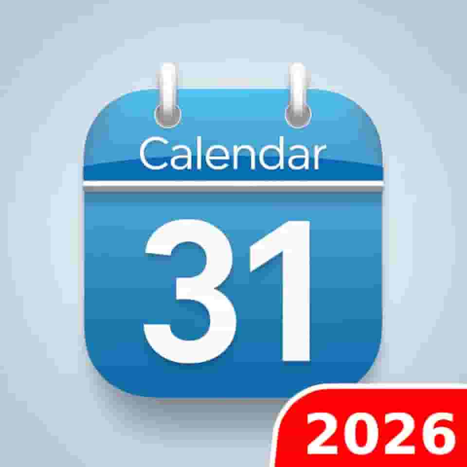 Calendar 2026 for Fire Tablet – Planner & To-Do List Organizer