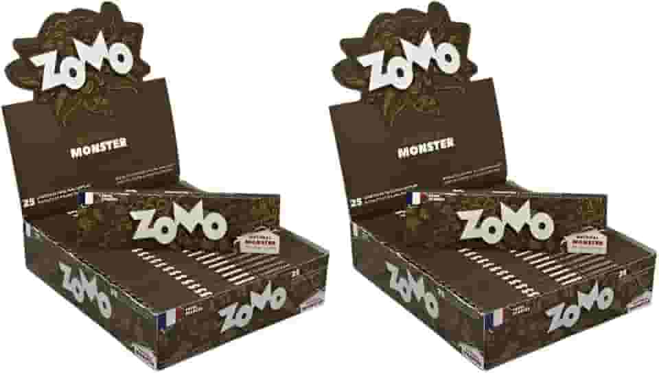 Kit 2 Caixas C/25 Seda Z o m o Brown Grande Natural King Size