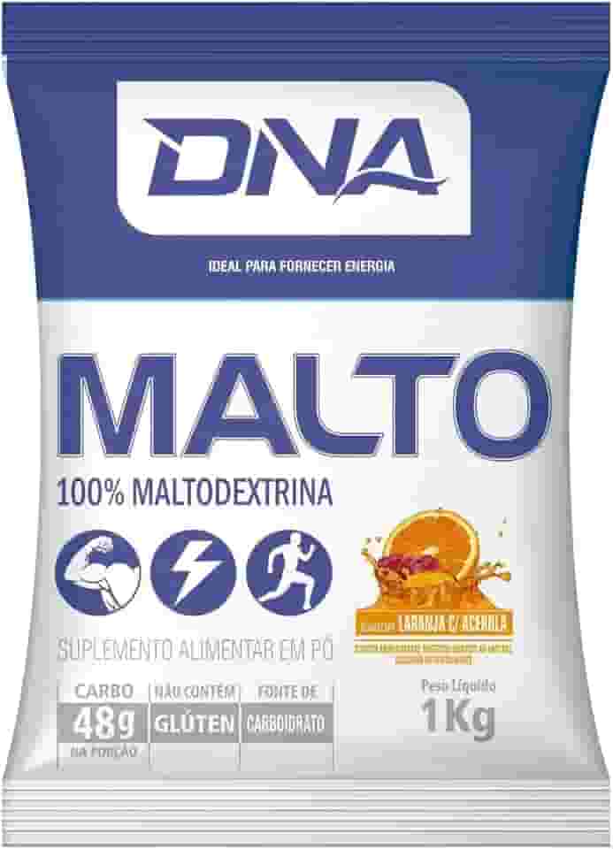 Malto Dextrina 1kg Sabor Laranja com Acerola - Dna Suplementos