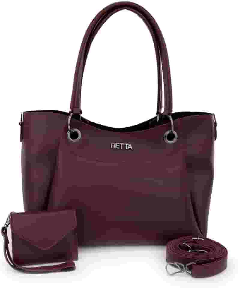 Bolsa feminina tiracolo média Retta (Vinho)