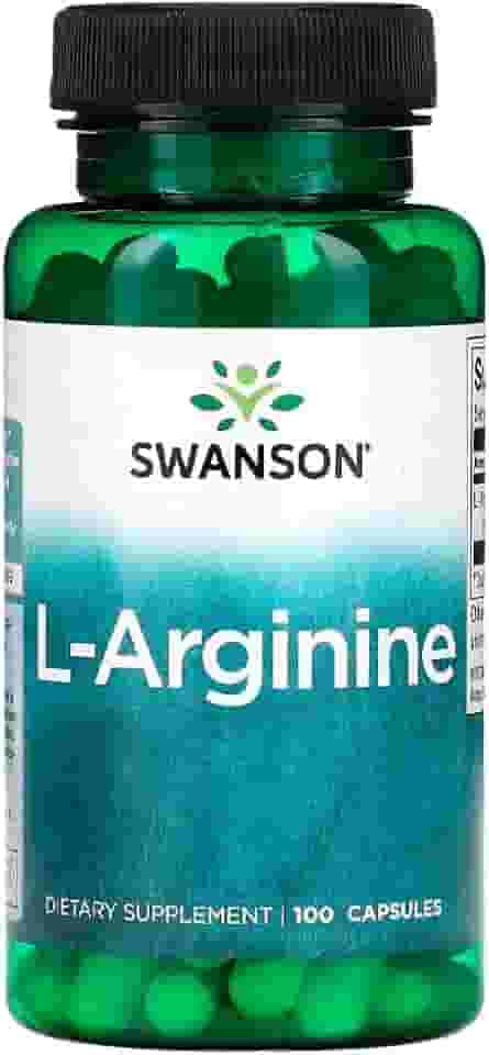 L-Arginina 500mg Swanson 100 Capsulas Importado