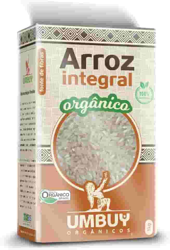 Umbuy Orgânicos Arroz Integral Orgânico Umbuy 1Kg Arroz Orgânico Integral Grão Longo Marrom Natural Saudável E Livre De Agrotóxicos Produto Orgânico Certificado