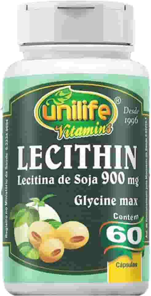 Lecithin Lecitina dse Soja Unilife 900mg 60 caps