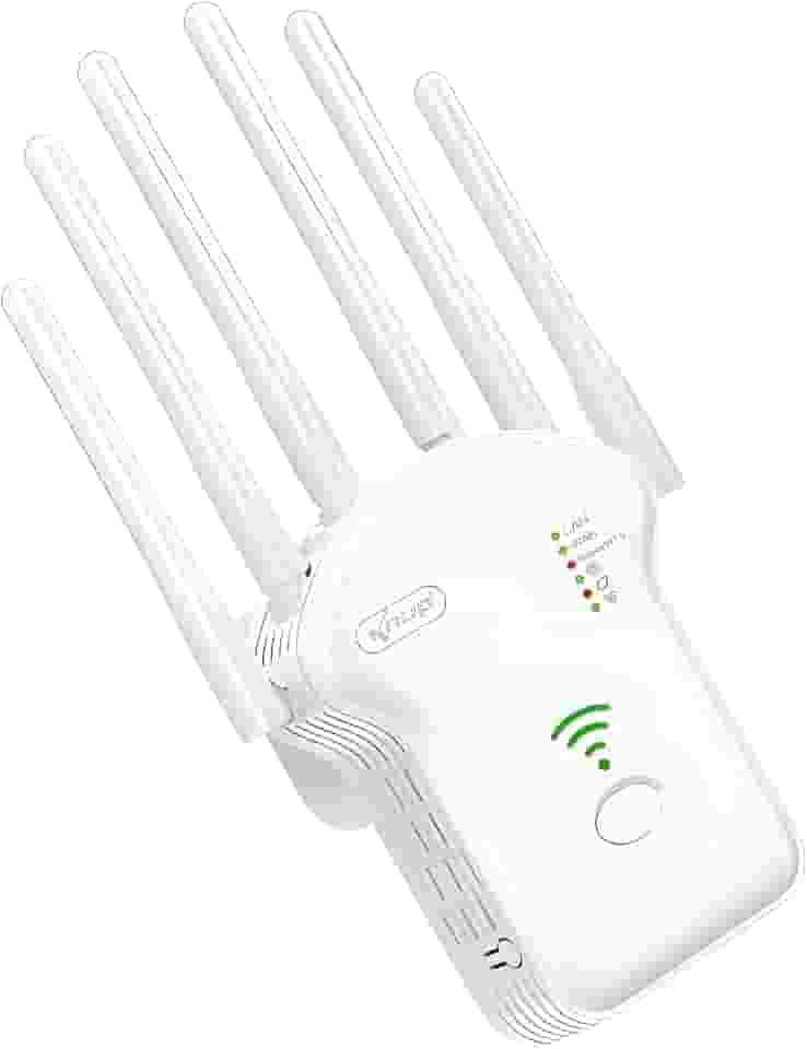 Repetidor WiFi de Alta Potência MY7254 – Amplificador e Extensor de Sinal Wireless com 6 Antenas para Maior Cobertura e Estabilidade