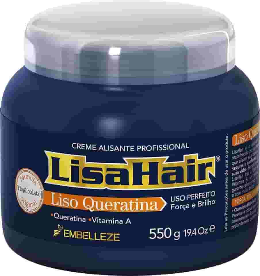 Creme Alisante Liso Queratina 550 g, LisaHair
