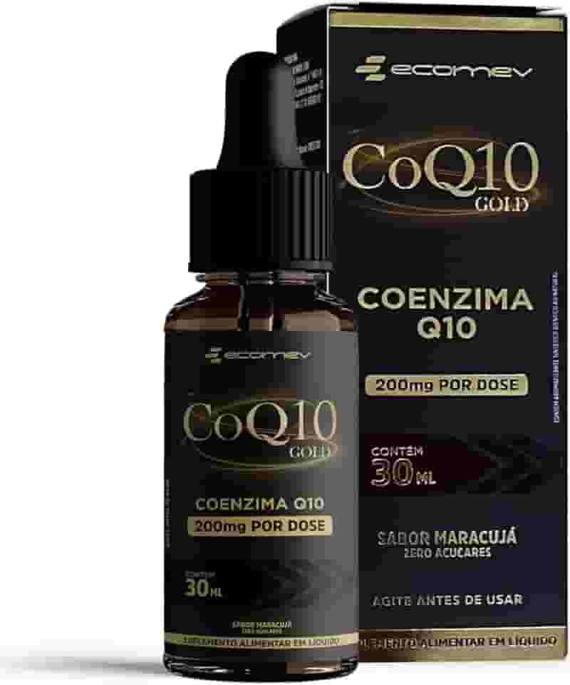 Coenzima Q10 Em Gotas Sublingual - 200Mg Concentrado + Vitamina E - Ecomev (1)