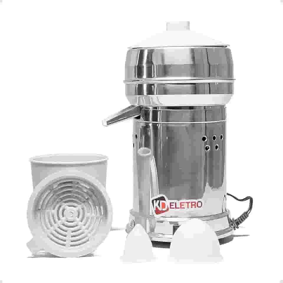 Espremedor Industrial Aluminio BIVOLT Profissional Laranja Frutas Sucos