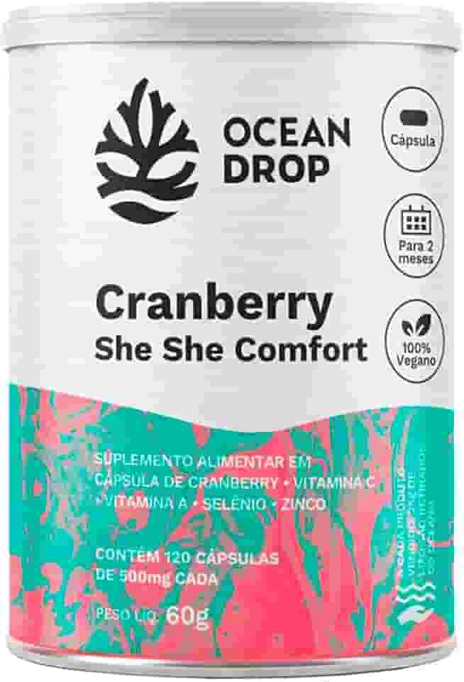 Cranberry Ocean Drop She She Comfort 120 cápsulas de 500mg