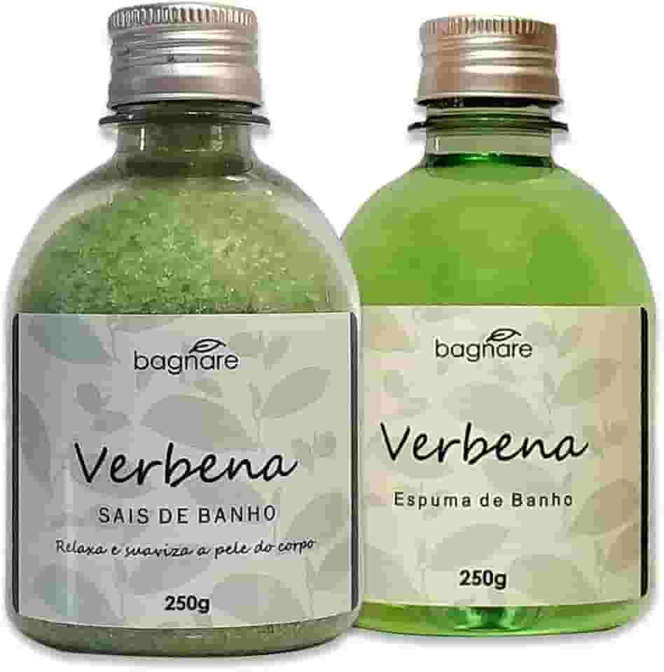Sais E Espuma De Banho Banheira Hidromassagem Verbena 250ml