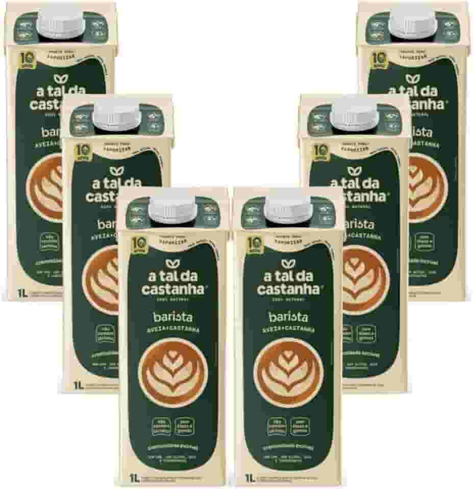 Kit 6X: Leite Vegetal Barista A Tal da Castanha 1L