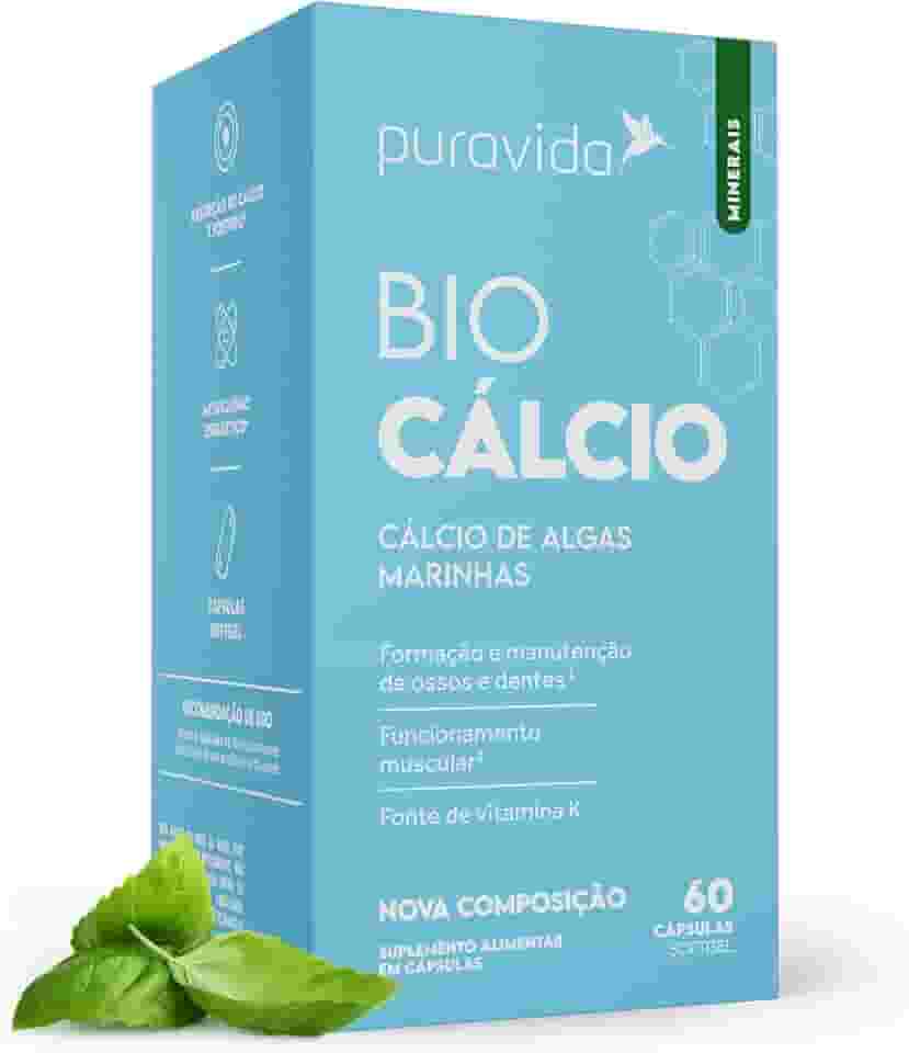 Puravida Suplemento alimentar Bio Cálcio 60 cápsulas