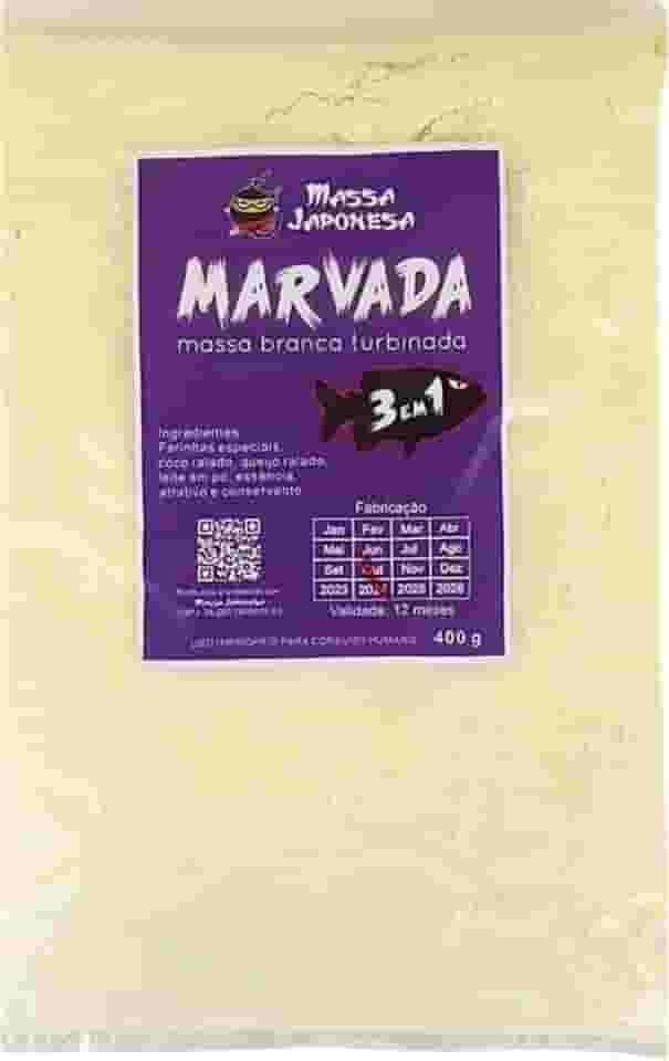 Marvada 3 em 1 Massa Branca para Pesca Tamba Pirarara pacu Tilapia