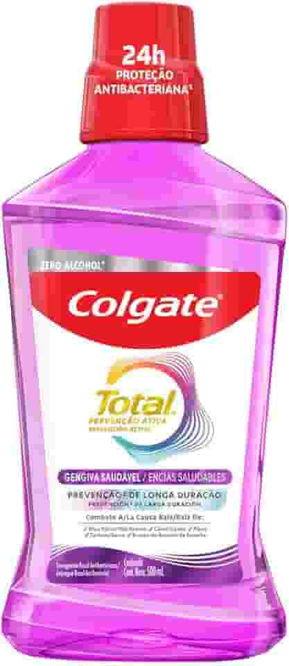 Enxaguante Bucal Colgate Total 12 Gengiva Reforçada 500ml, Branco