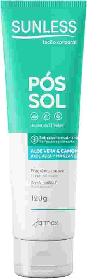 Farmax - Pos Sol Sunless Farmax 120G Aloe Vera E Camomila