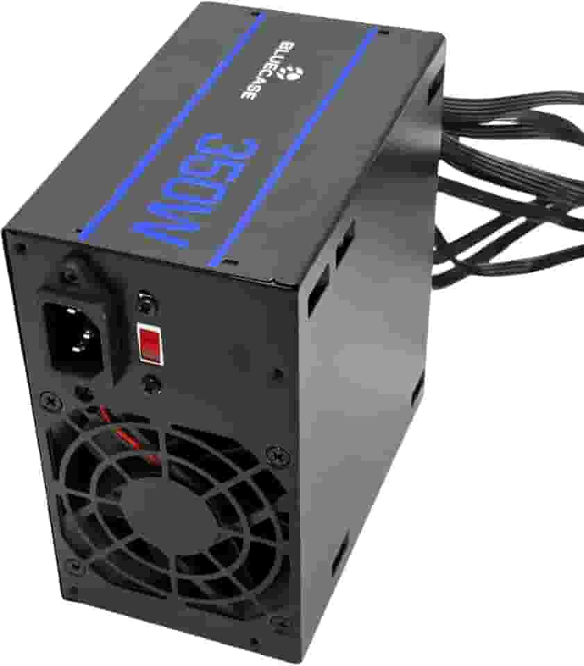 Fonte de Alimentação ATX para PC 350W Bivolt Silencioso e Ventoinha 80mm - Preto