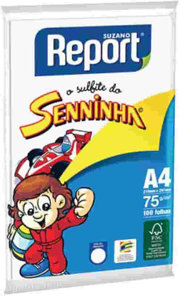 Papel Sulfite Report Senninha A4 Branco 75g 100 folhas