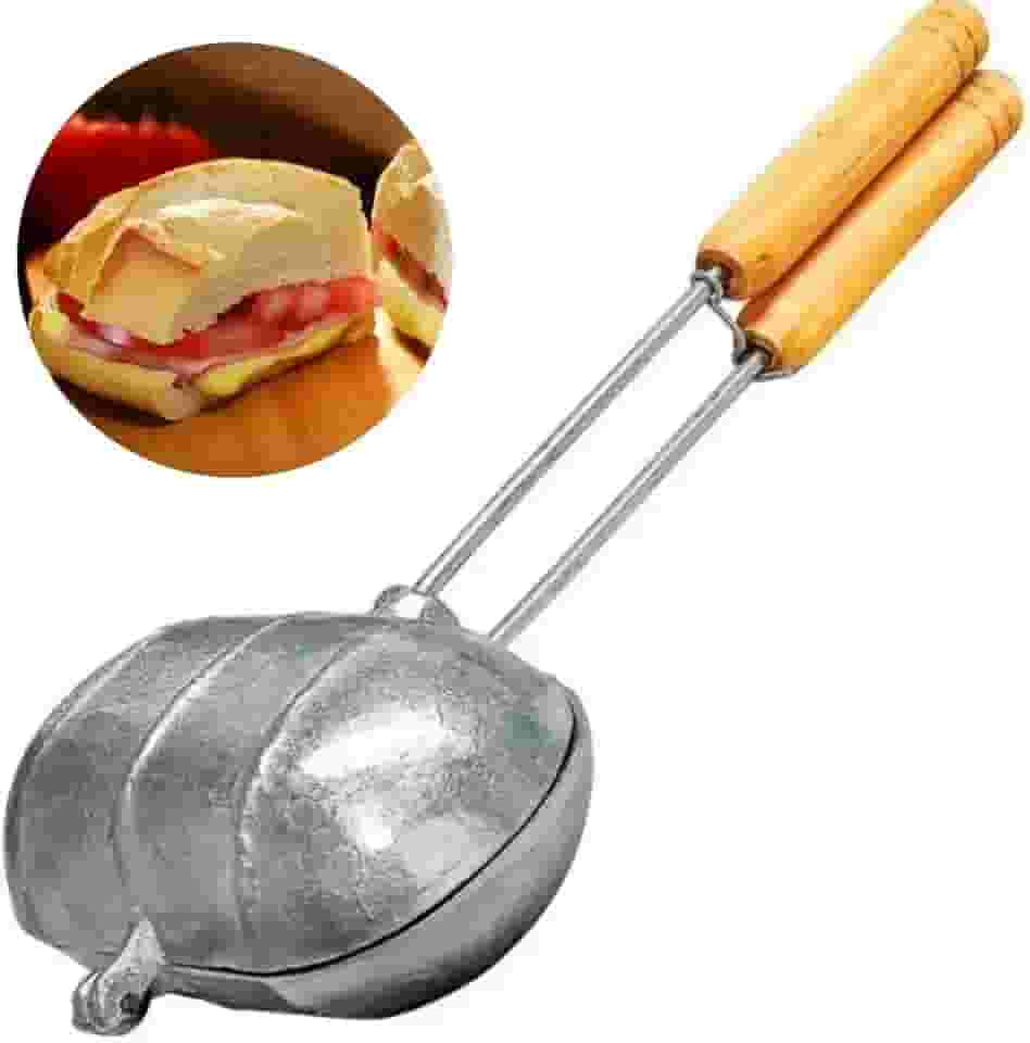 Forma sanduicheira aluminio pão frances misto bauru p sanduiche caseiro