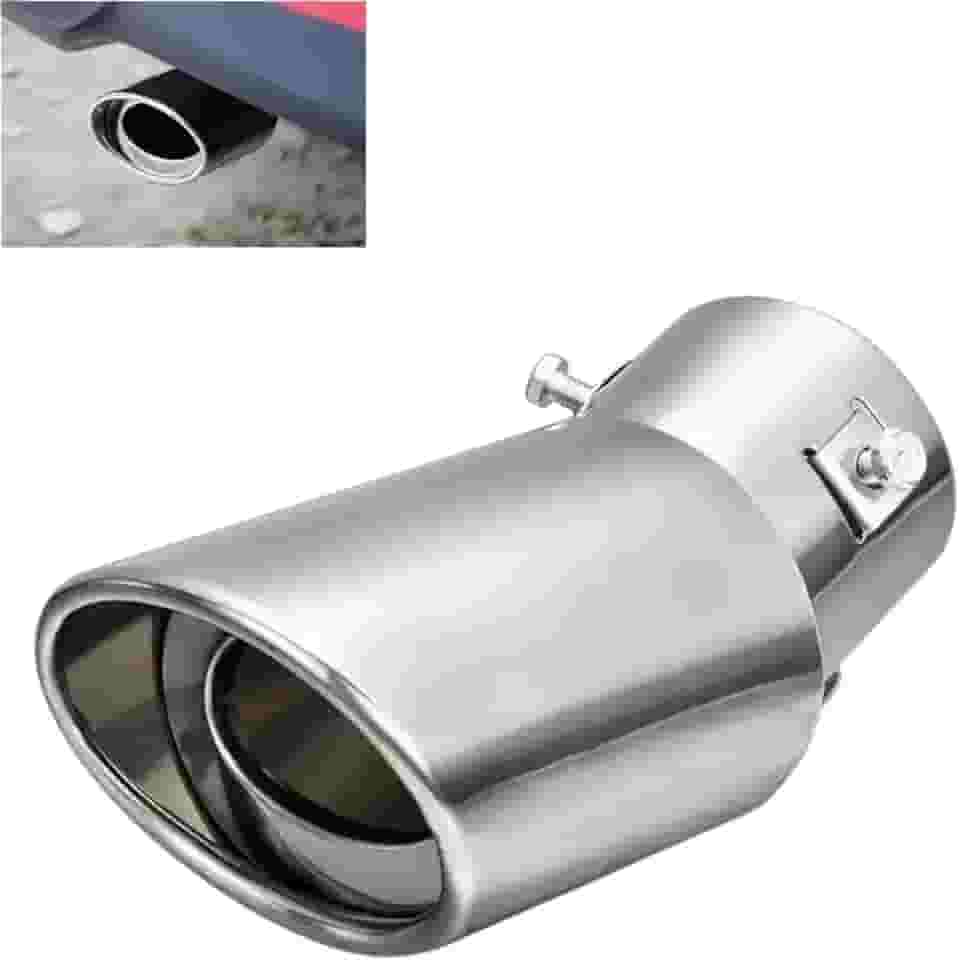 Ponteira Universal Esportivo Cromada Ponta Curva