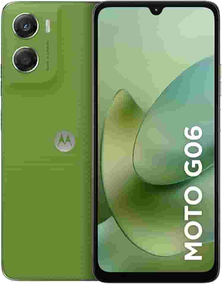 Smartphone Motorola Moto g06-128GB 12GB (4GB RAM + 8GB Ram Boost) e Camera 50MP com AI Bateria de 5200 mAh Tela 6.9" - Verde
