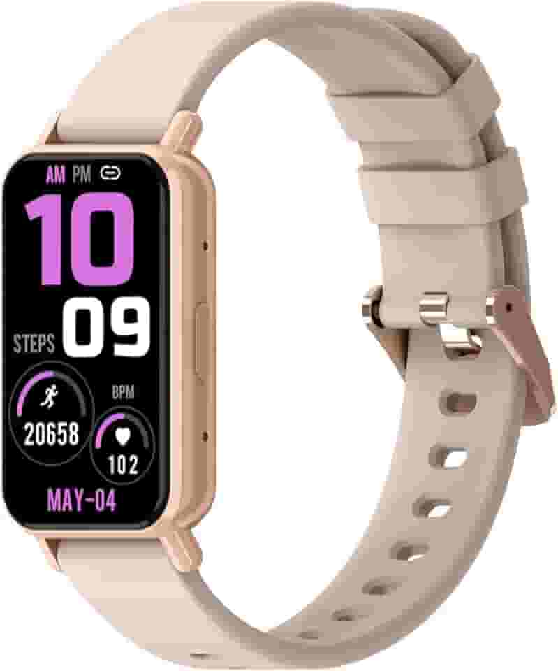 PEJE Band 1,1.45" TFT Tela, Smartwatchs,IP68 à Prova d‘Água,Relogio Smartwatch Feminino,100+ Modos Esportivos, Notificações Inteligentes, Assistente de Voz, Compatível com iOS/Android（Rosa）